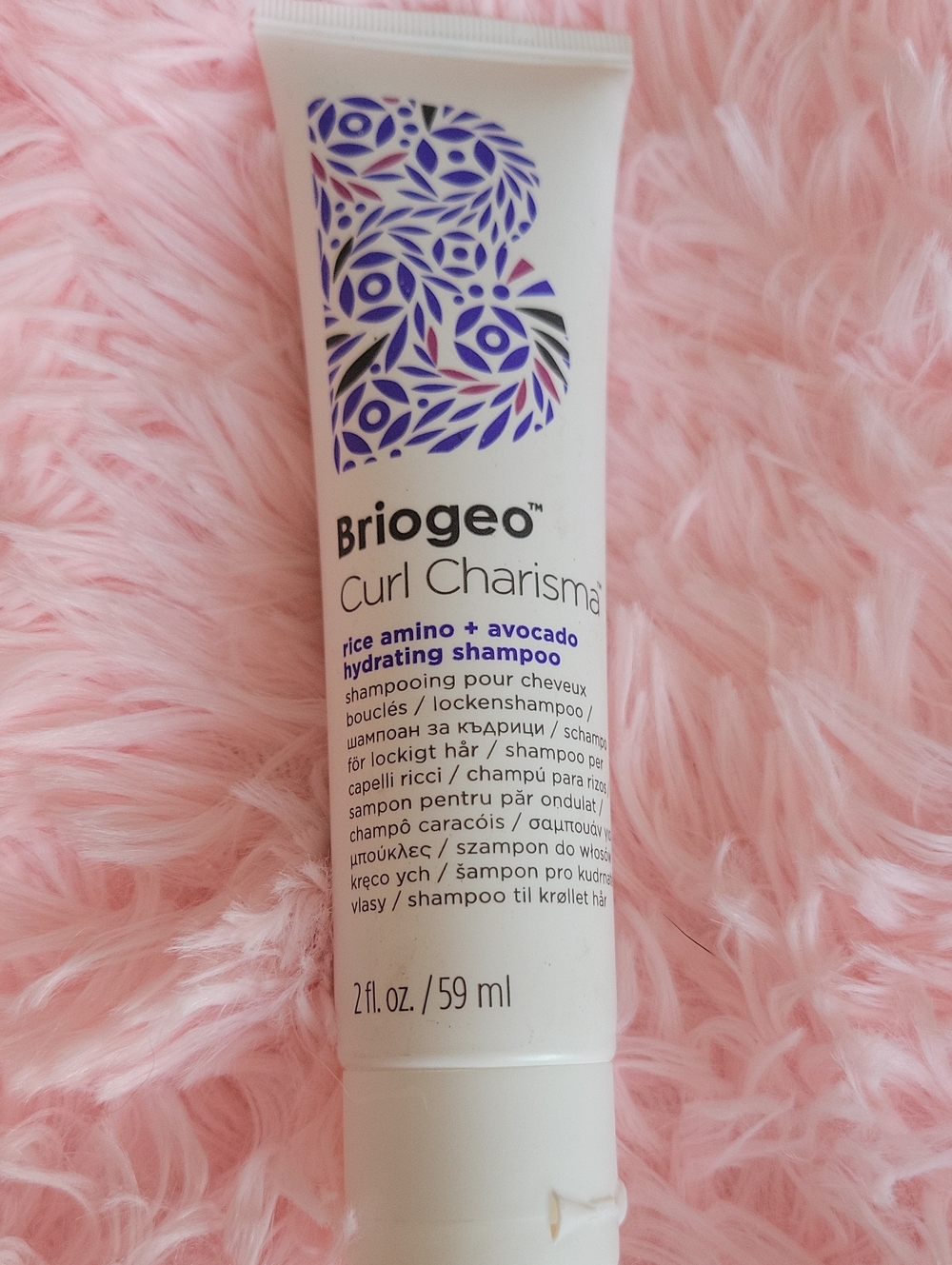 Briogeo Curl Charisma Hydrating Shampoo - White & Purple